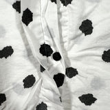 Vintage 80’s At Last! Black & White Polka Dot Button-Up Shirt