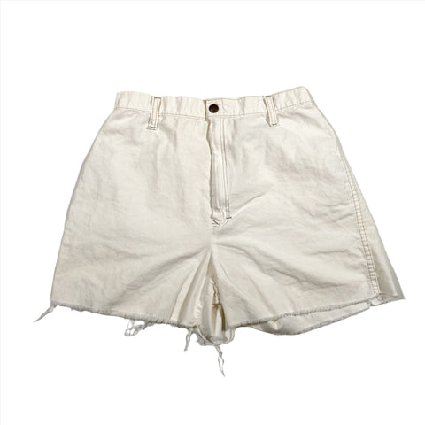 Vintage 70's Sears Jr Bazaar White Cut-Off Shorts