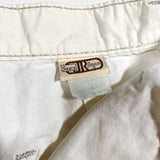 Vintage 70's Sears Jr Bazaar White Cut-Off Shorts