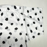 Vintage 80’s At Last! Black & White Polka Dot Button-Up Shirt