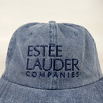 Vintage 90's Estee Lauder Companies Blue Strapback Hat