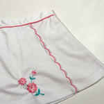 Vintage 70's Slazenger Embroidered Tennis Skirt