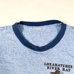 Vintage 80's Loxahatchee River Rat Survivor Ringer T-Shirt