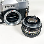 Vintage 70's Petri FT EE Range Finder 35mm Film Camera