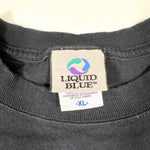 Vintage 1996 Liquid Blue Cats Suck Saloon Bulldog Pool Hall T-Shirt