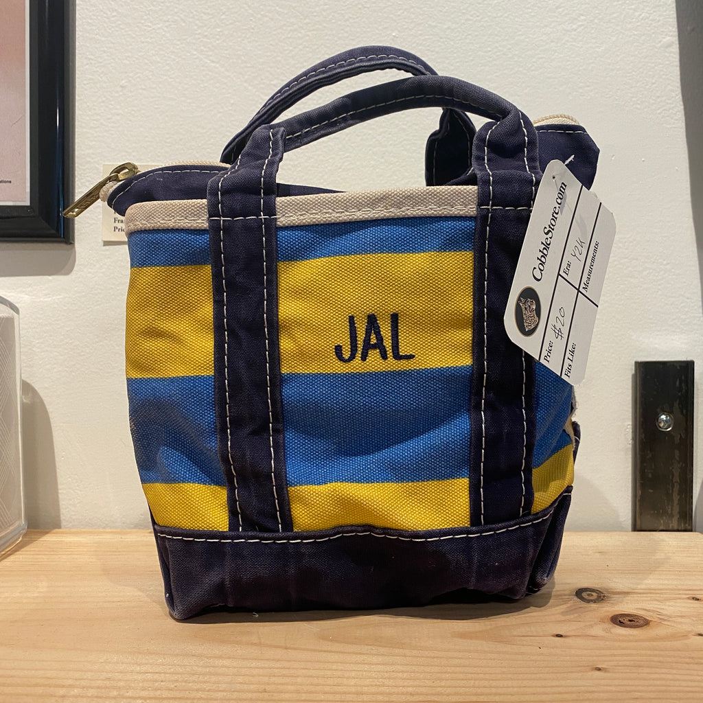 Vintage Y2K LL Bean JAL Mini Boat & Tote Bag – CobbleStore Vintage