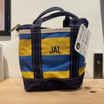 Vintage Y2K LL Bean "JAL" Mini Boat & Tote Bag