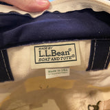 Vintage Y2K LL Bean "JAL" Mini Boat & Tote Bag