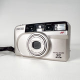 Vintage 1996 Minolta Riva Zoom 90 Date Point & Shoot 35mm Film Camera