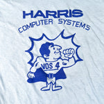 Vintage 80's Harris Computer Systems NOS 4 Mascot T-Shirt