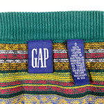 Vintage 90's GAP Striped Cotton Knit Long Skirt