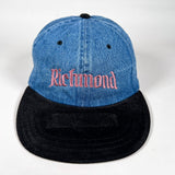 Vintage 90's CobbleStore Richmond Denim Suede Hat