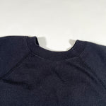 Vintage 80's Tultex Blank Black Crewneck Sweatshirt