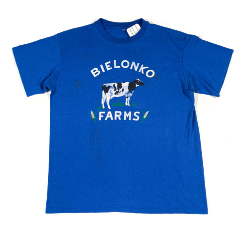 Vintage 80's Bielonko Farms Cow T-Shirt