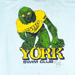 Vintage 80's York Swim Club Speedo Sea Monster T-Shirt