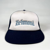 Vintage 90's CobbleStore Richmond Blue & White Trucker Hat