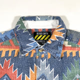 Vintage 90's Big Rock Canyon Aztec Button Up Shirt