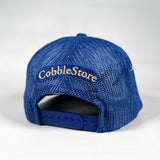 Vintage 90's CobbleStore Richmond Blue Foam Trucker Hat