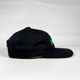 Vintage 90's CobbleStore Richmond Black & Green Hat