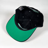 Vintage 90's CobbleStore Richmond Black & Green Hat