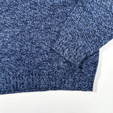 Vintage Y2K L.L.Bean Blue Marled Lambswool Knit Sweater