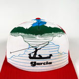 Vintage 90's Garcia Fly Fishing Trucker Hat