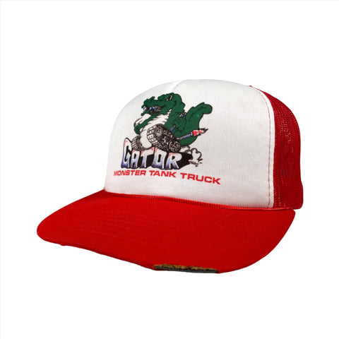 Vintage 1987 Gator Monster Tank Truck Trucker Hat