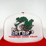 Vintage 1987 Gator Monster Tank Truck Trucker Hat