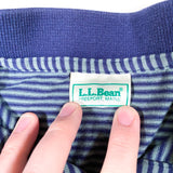 Vintage 90's LL Bean Striped Rugby Shirt