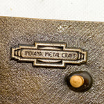 Vintage 70's Hobbs “Knows About Peanuts” Indiana Metal Craft Belt Buckle