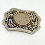 Vintage 70's Eisenhower Bicentennial Dollar Western Belt Buckle