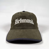 Vintage 90's CobbleStore Richmond Olive & Navy Hat