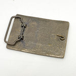 Vintage 70's Henry Ford Model T Automobile Brass Belt Buckle