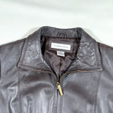 Vintage Y2K Preston & York Brown Leather Jacket