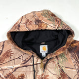 Vintage Y2K Carhartt Realtree Camo Hooded Work Jacket