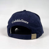 Vintage 90's CobbleStore Richmond Navy Blue Cotton Otto Hat