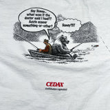 Vintage 90's Cedax Acute Exacerbation Funny Comic T-Shirt