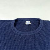 Vintage 80’s John Henry Navy Thermal Waffle Knit Shirt