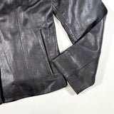 Vintage Y2K Preston & York Black Leather Jacket