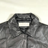 Vintage Y2K Preston & York Black Leather Jacket