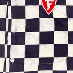 Vintage 60's Firestone Checkered Flag Lion Uniform Shirt