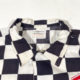 Vintage 60's Firestone Checkered Flag Lion Uniform Shirt