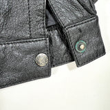 Vintage 80's Phase 2 Black Leather Jacket