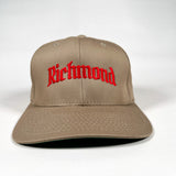 Vintage 90's CobbleStore Richmond Yupoong Beige Snapback Hat
