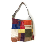 Vintage 90's Patchwork Shoulder Bag PurseVintage 90's Patchwork Shoulder Bag Purse