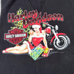 Modern 2014 Harley-Davidson Christmas Pin-Up Muscle T-Shirt