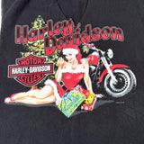 Modern 2014 Harley-Davidson Christmas Pin-Up Muscle T-Shirt