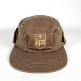 Vintage 90's UPS Fur Lined Winter Delivery Driver Hat