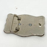 Vintage 90's Trucker Semi-Trailer Two-Tone Scrollwork Belt Buckle
