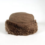Vintage 90's UPS Fur Lined Winter Delivery Driver Hat